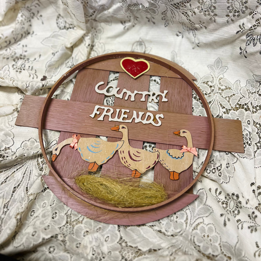 Country Friends Goose Sign