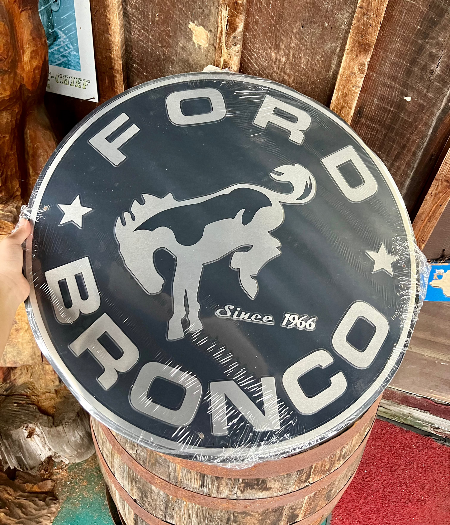 Ford Bronco 24 inch Large Round Sign