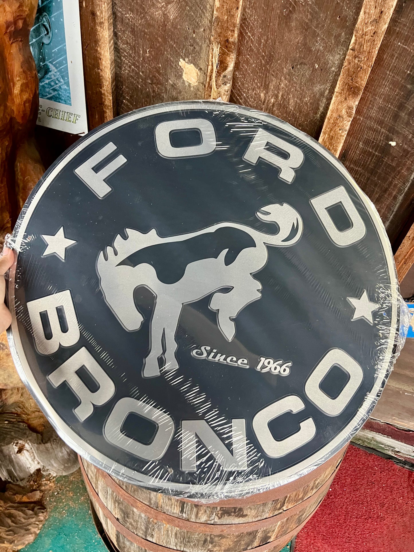 Ford Bronco 24 inch Large Round Sign