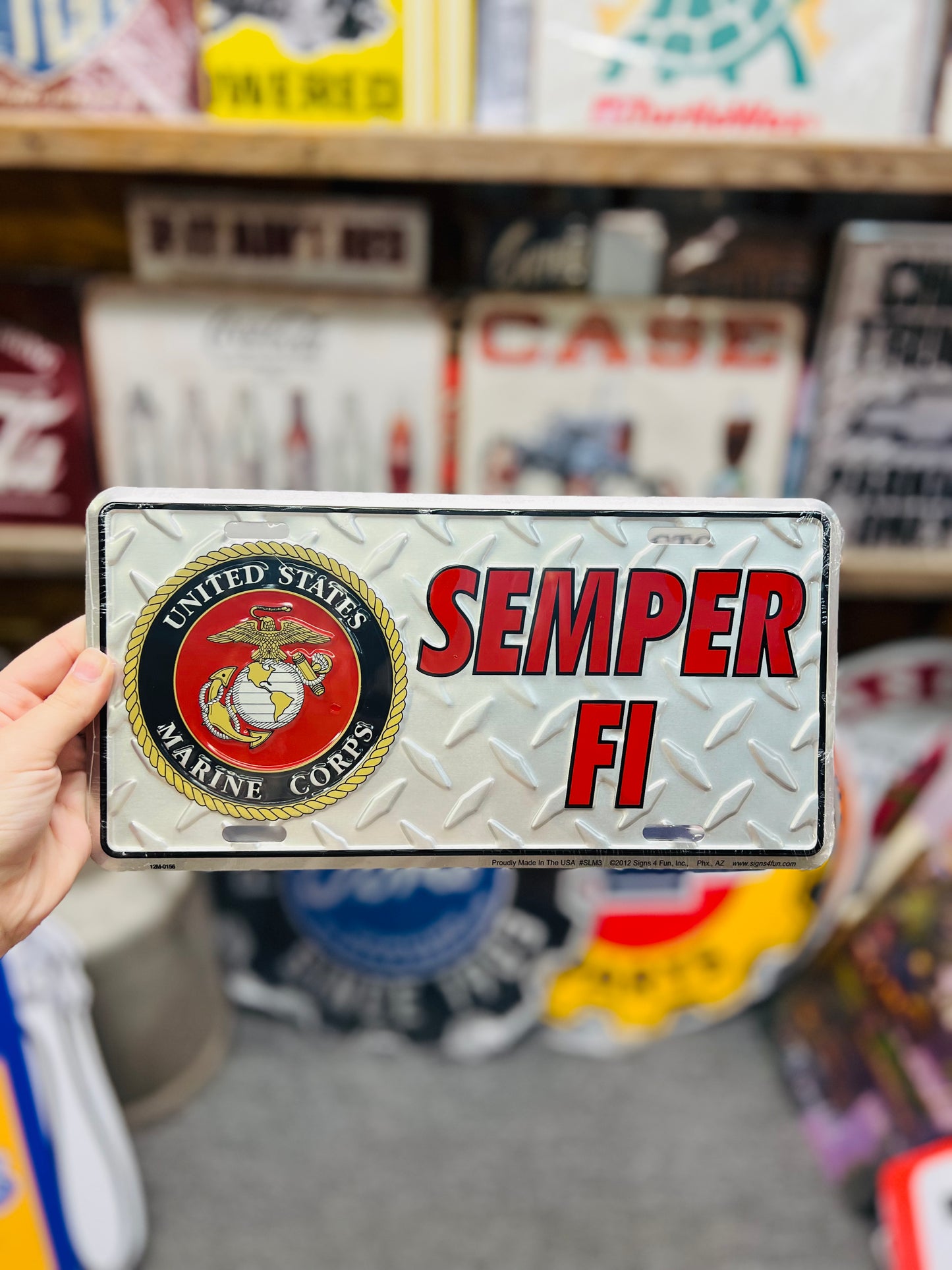 Marine Semper Fi License Plate
