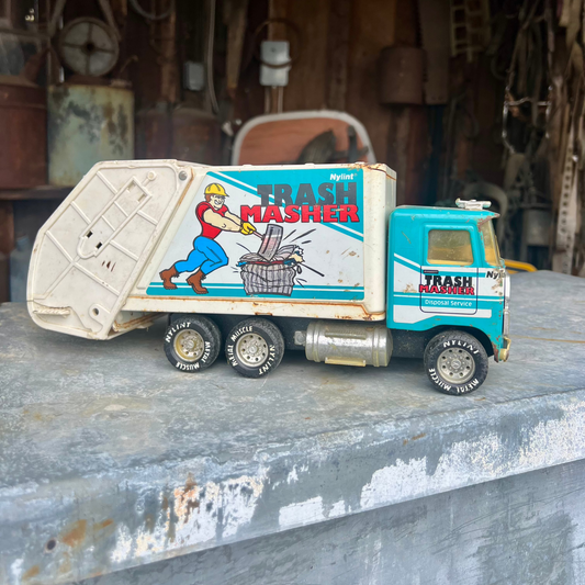 Vintage 1988 Nylint Trash Masher Garbage Truck