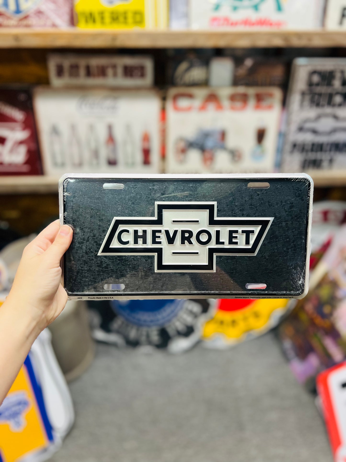 Chevrolet Bowtie Mosaic License Plate