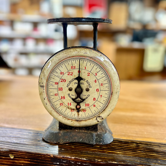 Vintage Early 1900's Pelouze Family Scale 24 lbs Chicago USA