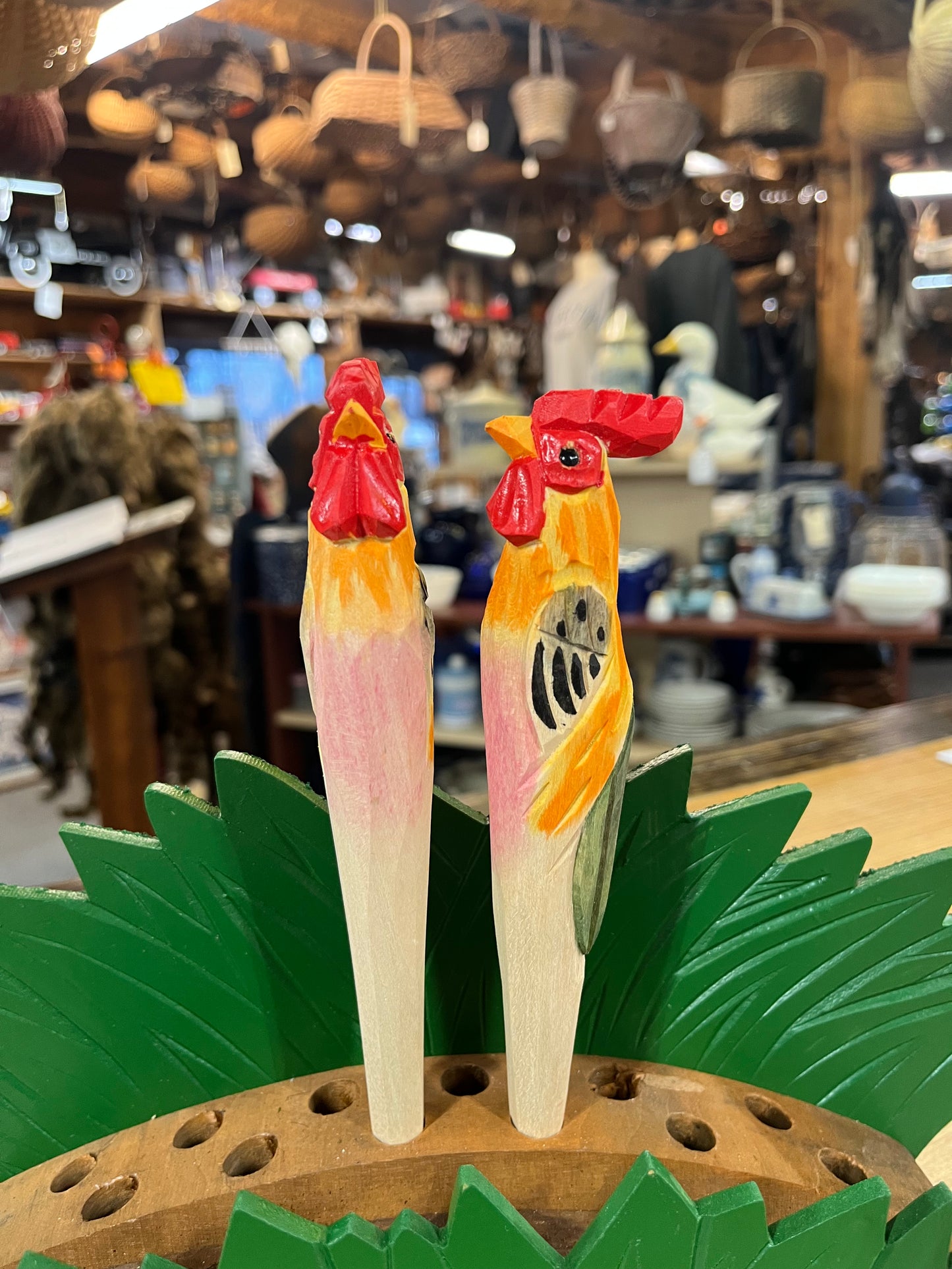 Hand Carved Wooden Ink Pens