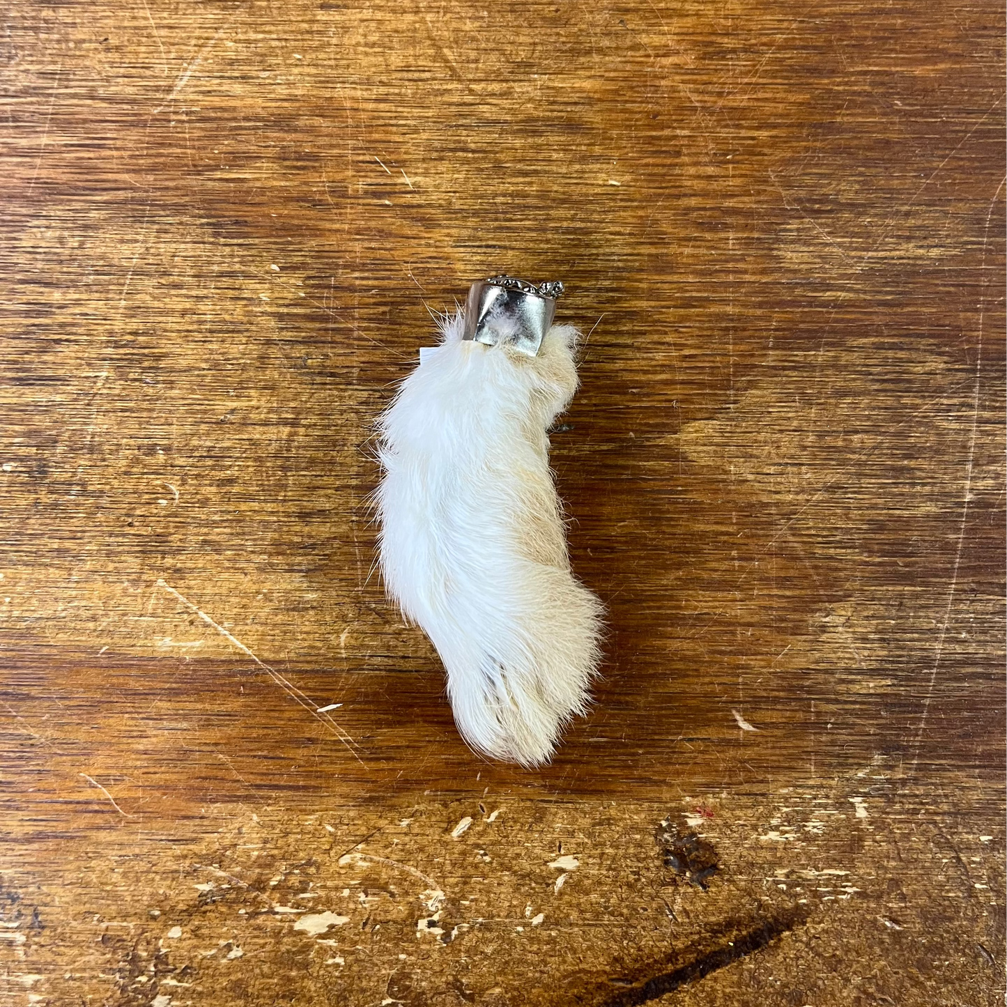 Lucky Rabbits Foot Key Chain