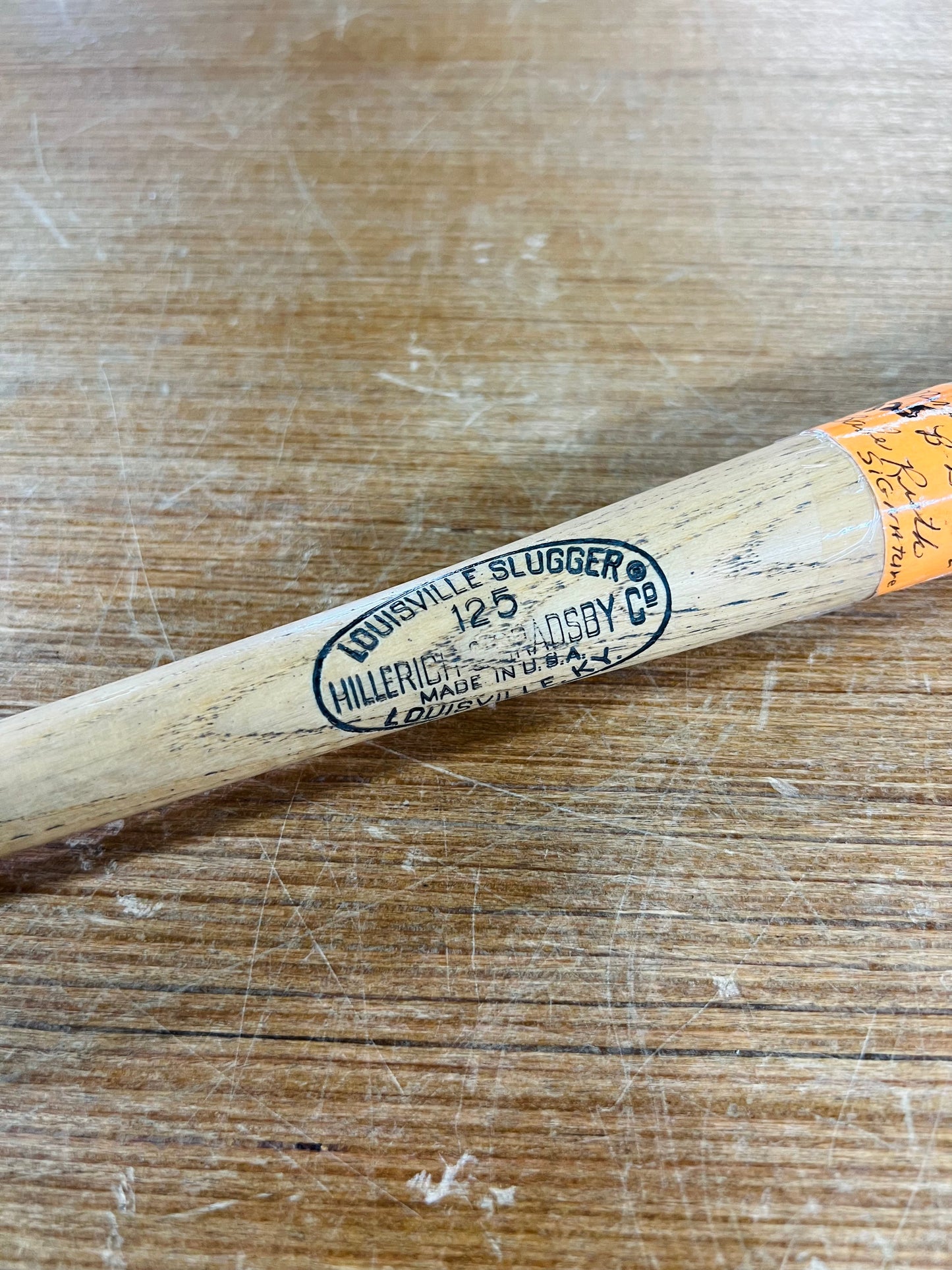 Vintage Miniature Louisville Slugger George Babe Ruth Signature Bat