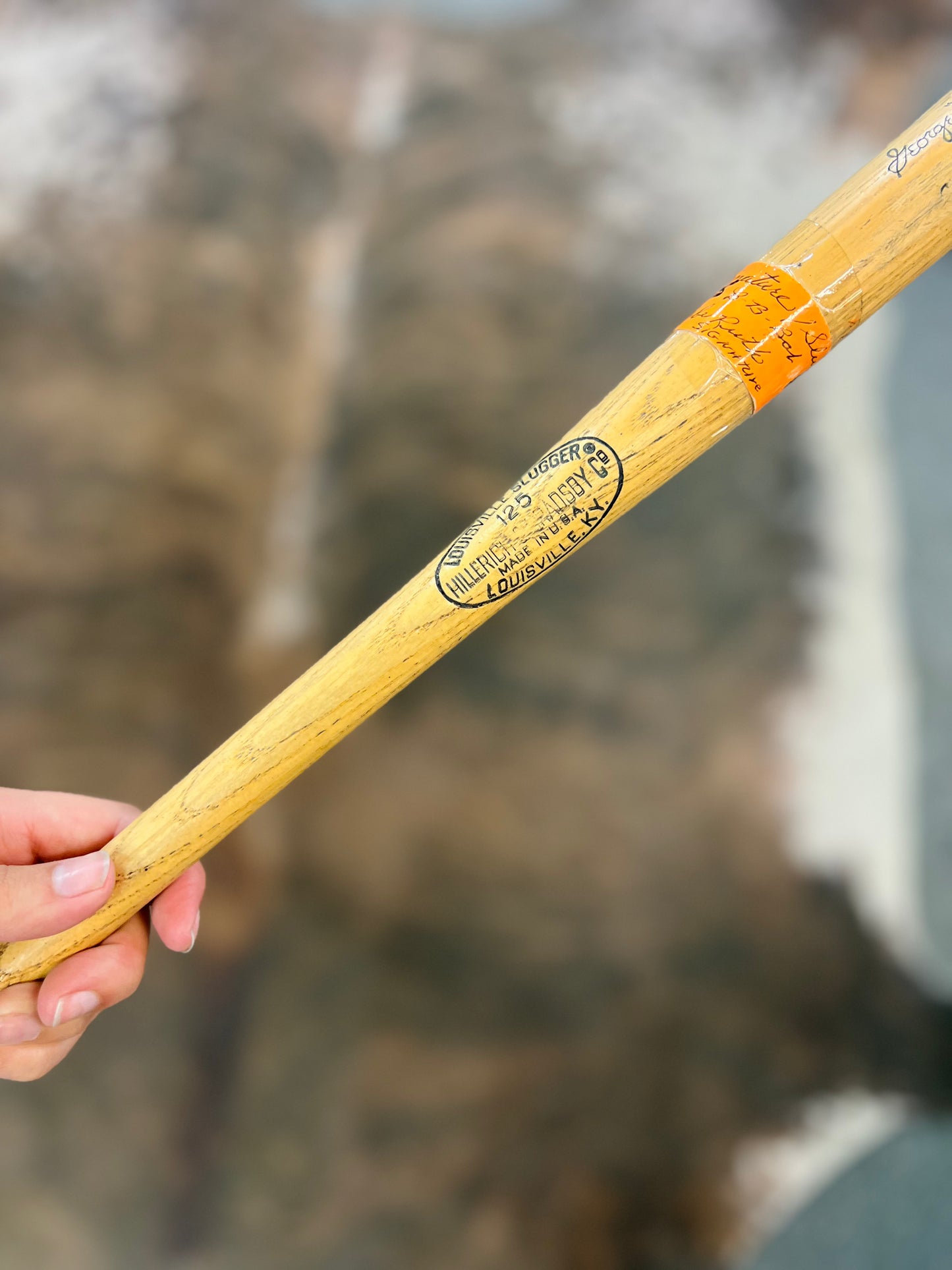 Vintage Miniature Louisville Slugger George Babe Ruth Signature Bat