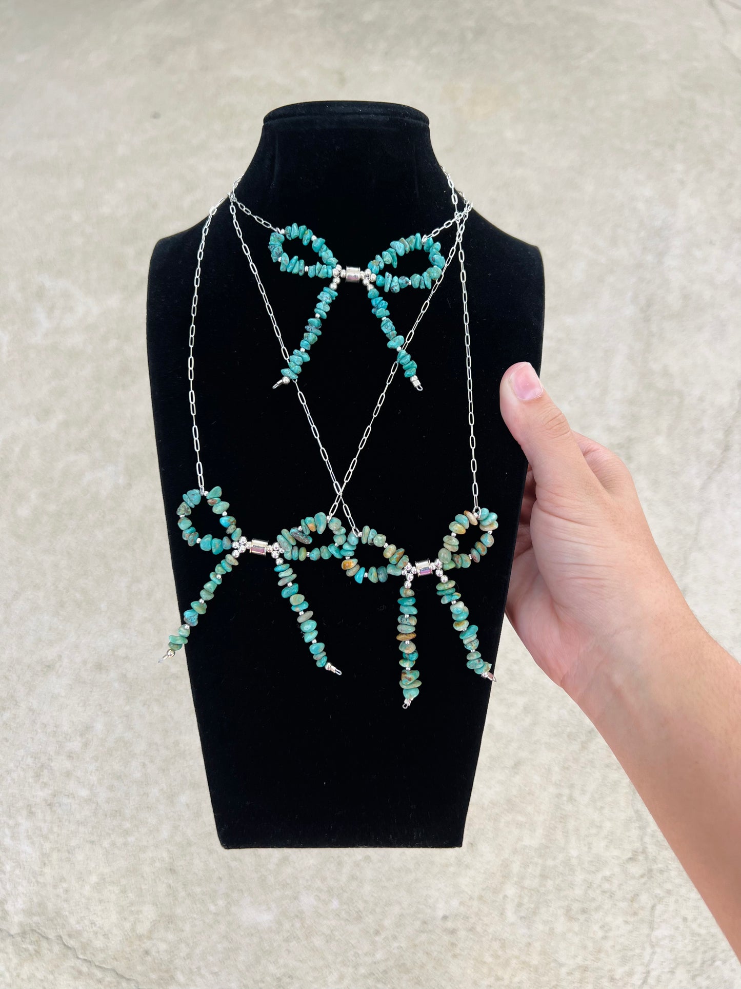 Navajo Turquoise Bow Necklace