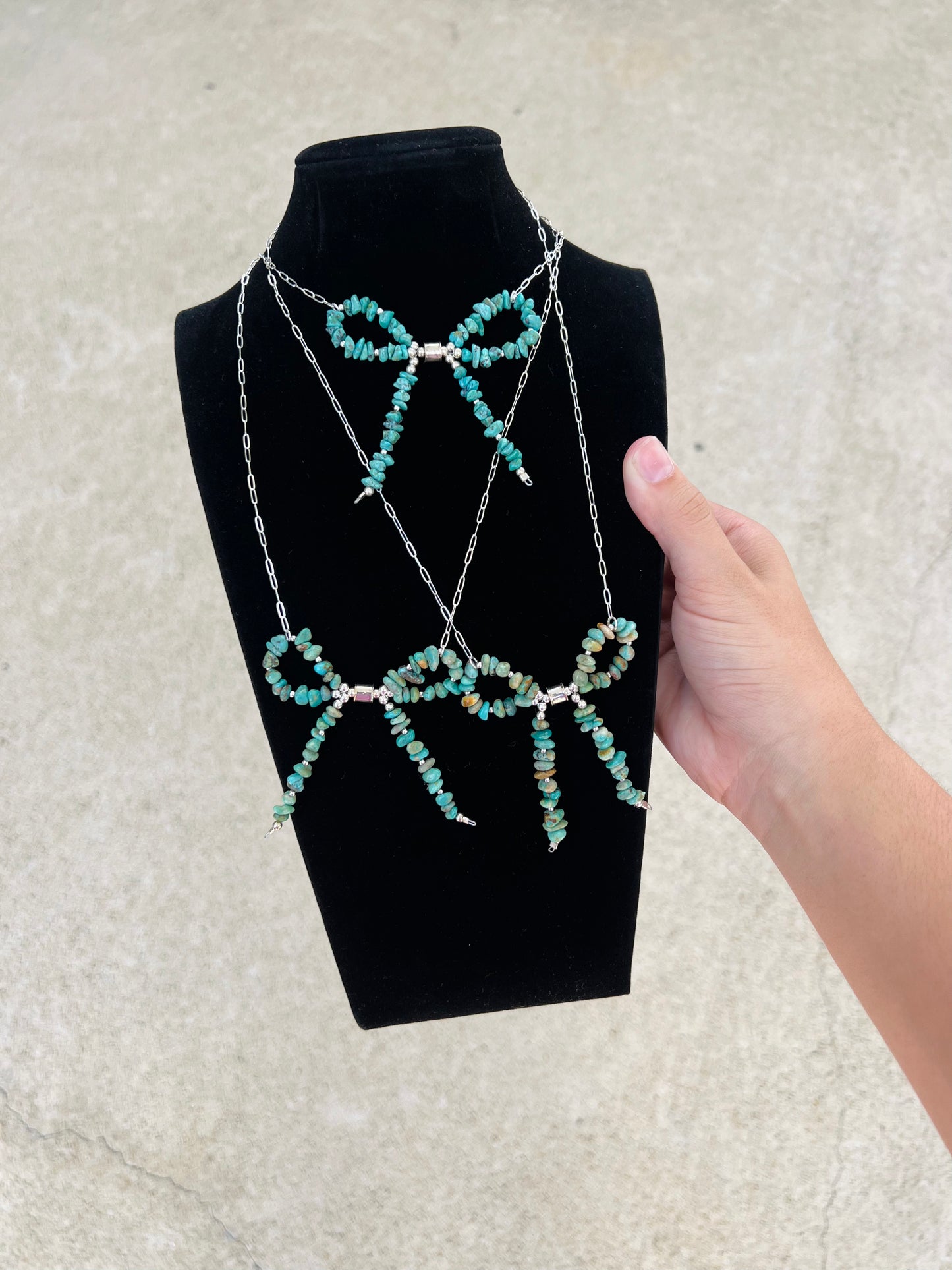 Navajo Turquoise Bow Necklace