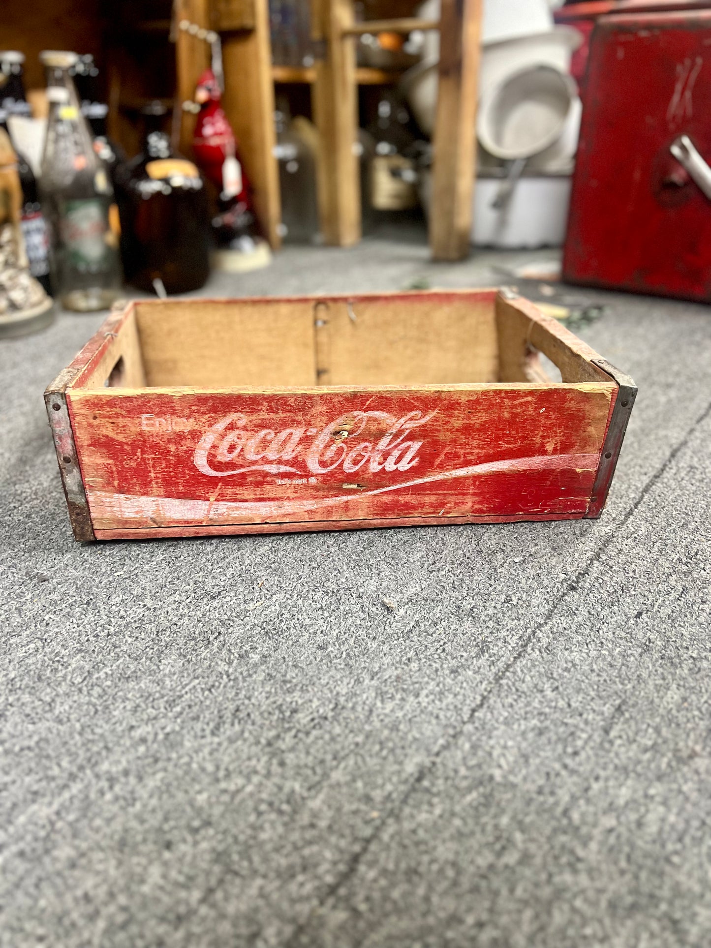 Red Coca Cola Crate