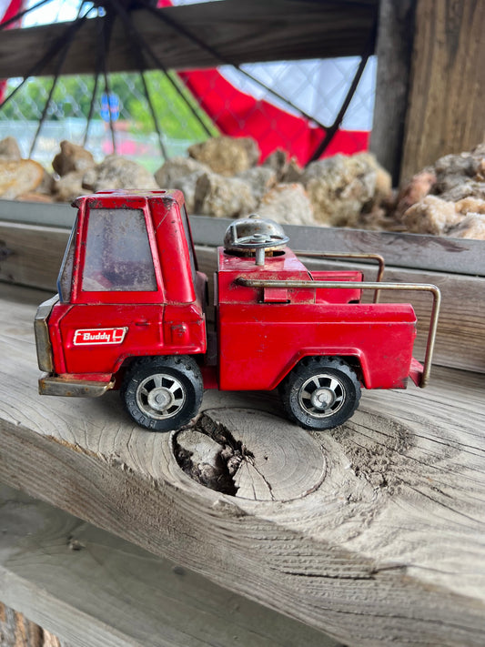 Vintage Buddy "L" Metal Fire Truck