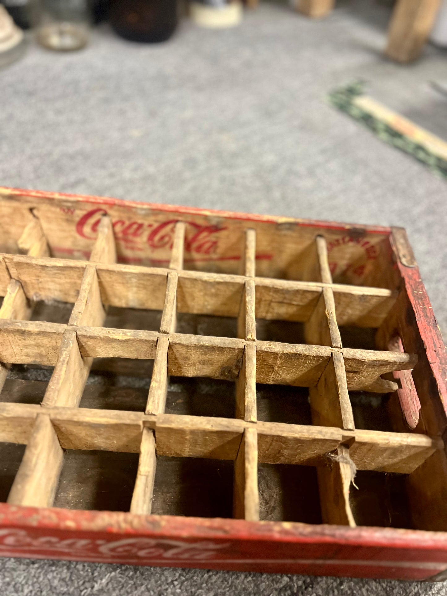 Red Coca Cola Crate 1974