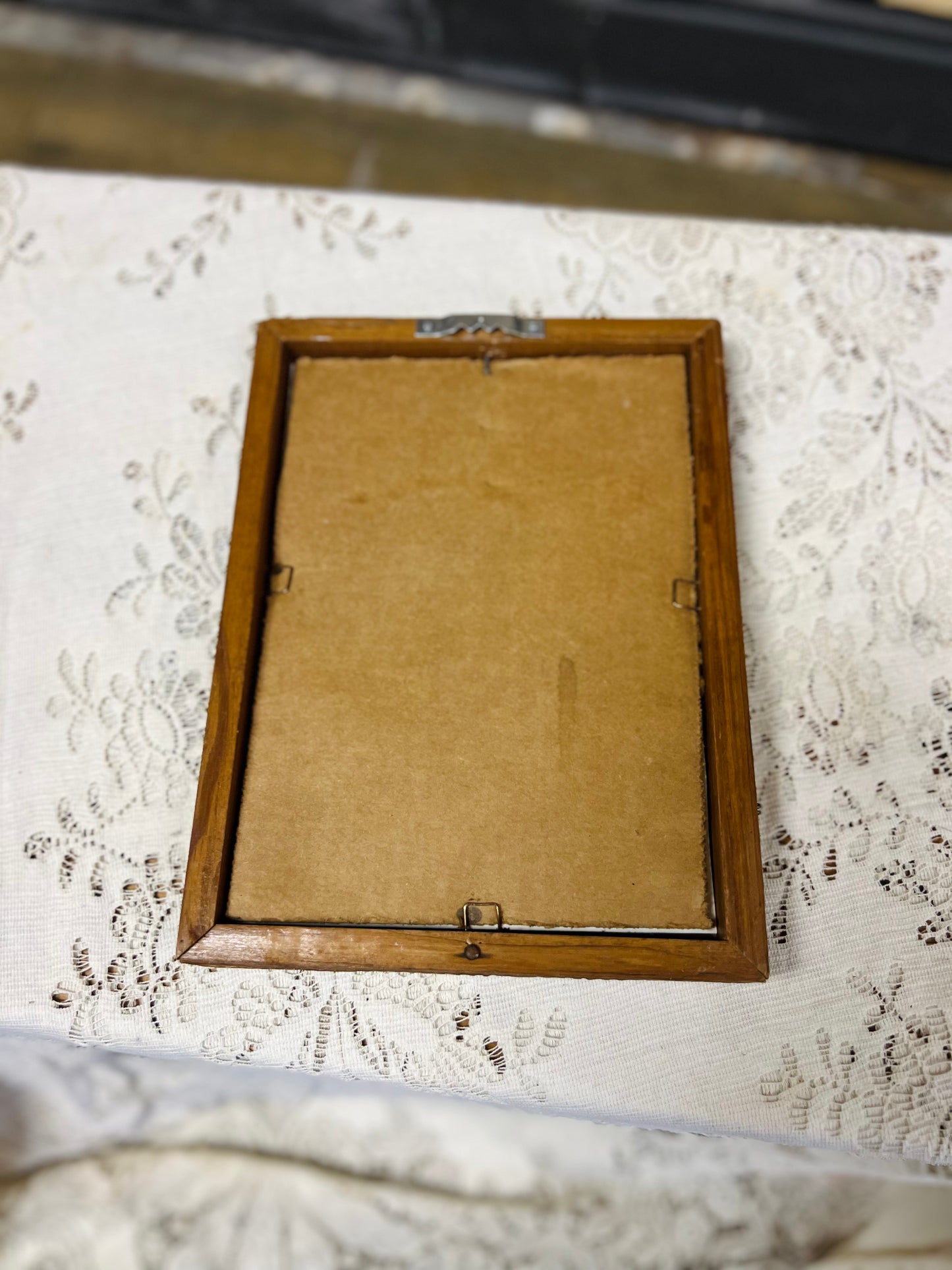 Vintage Framed Cross Stitch "Spread some Friendship, Gather some Love"