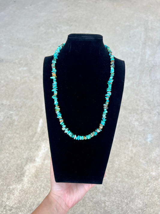 20" Turquoise Nugget Necklace