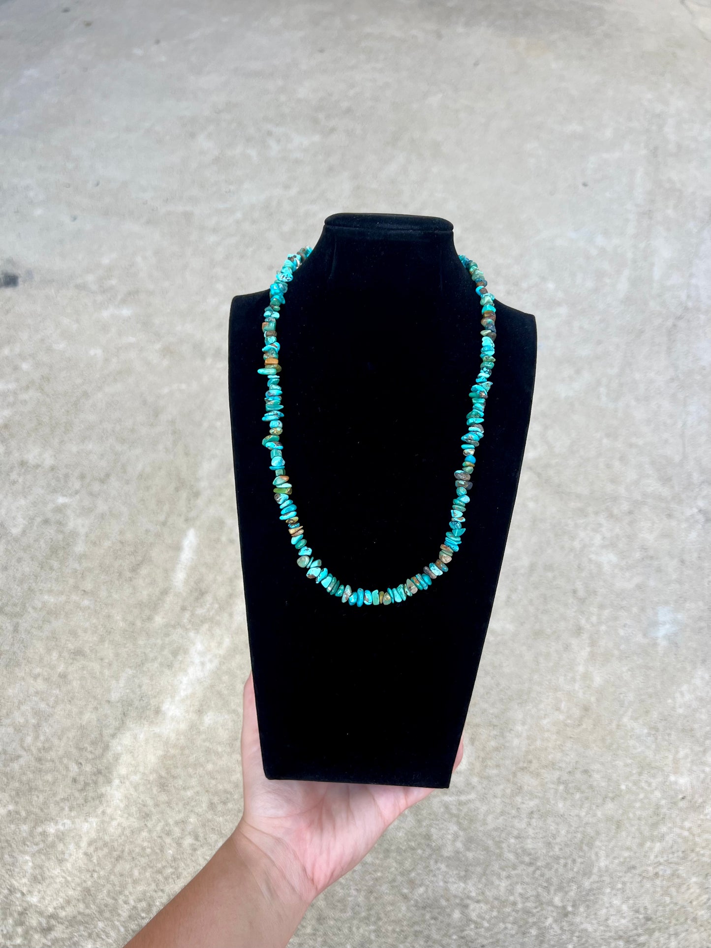 20" Turquoise Nugget Necklace