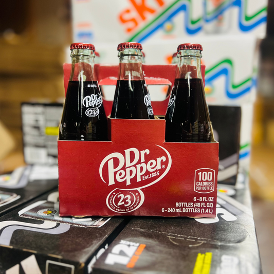 Dr Pepper Glass Bottle - Case of 6