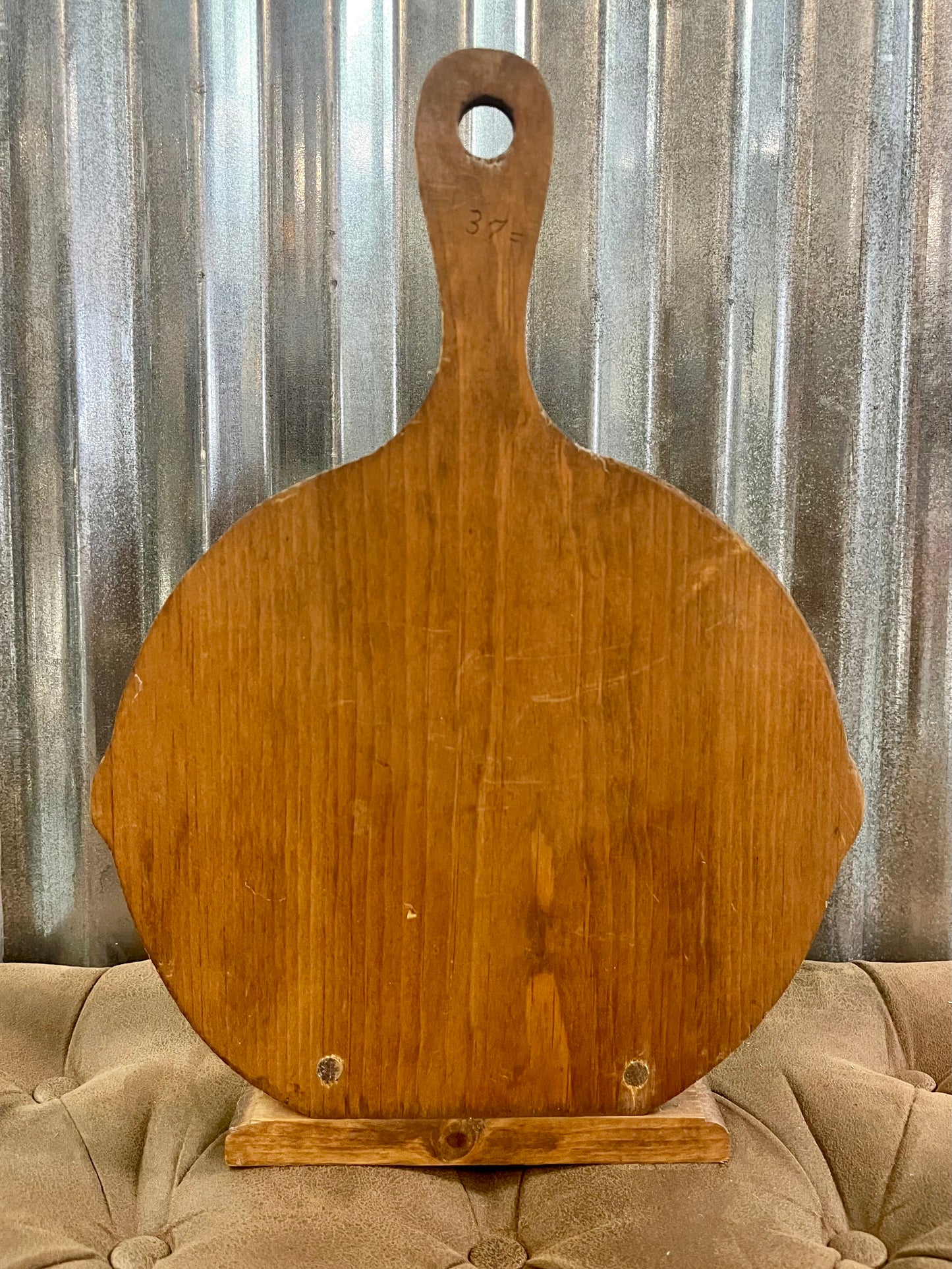 Vintage Wooden "Country China" Plate Holder