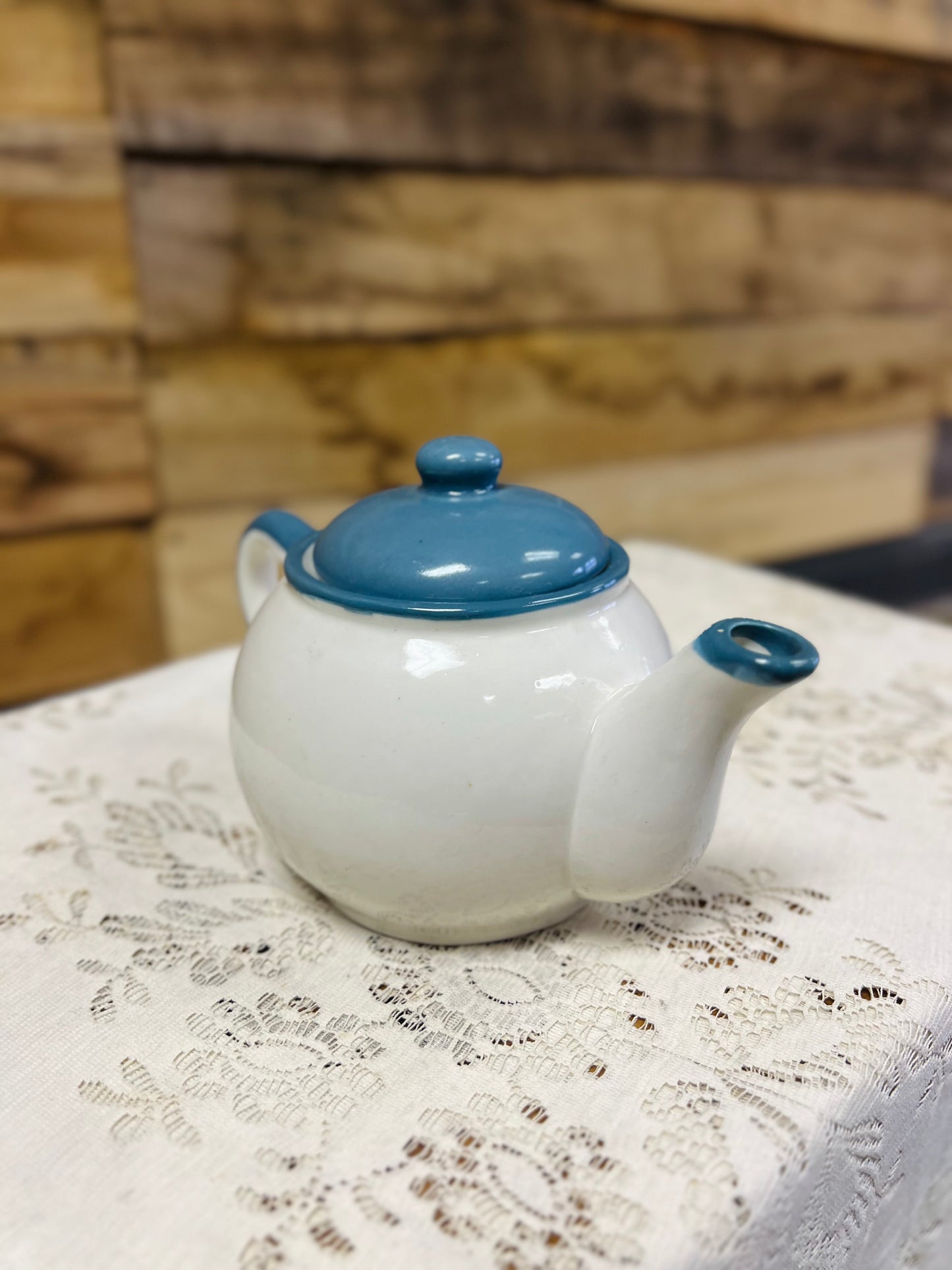 Vintage Home Sweet Home Teapot