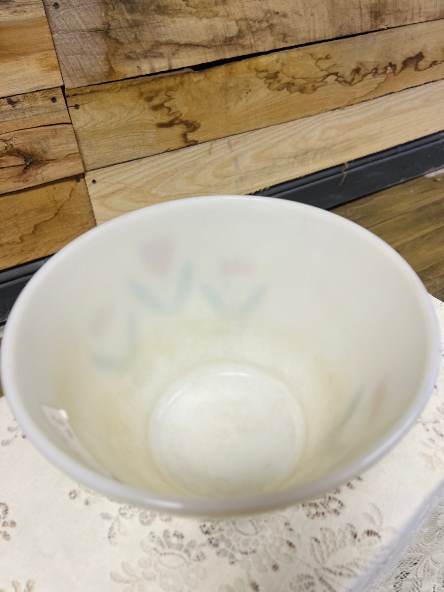Vintage Fire King Tulip Mixing Bowl 9.5"