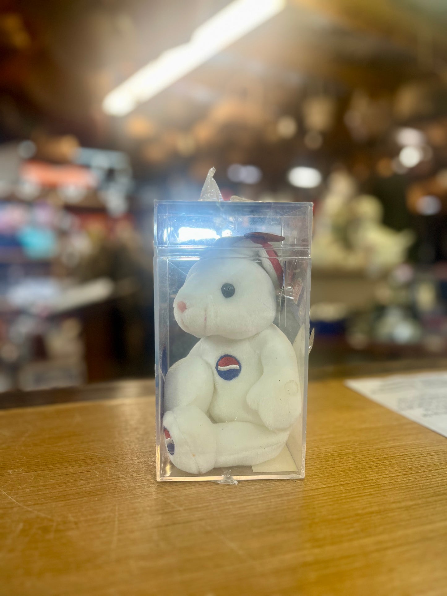 1999 Pepsi-Cola 100th Anniversary Bean Bunny Plush