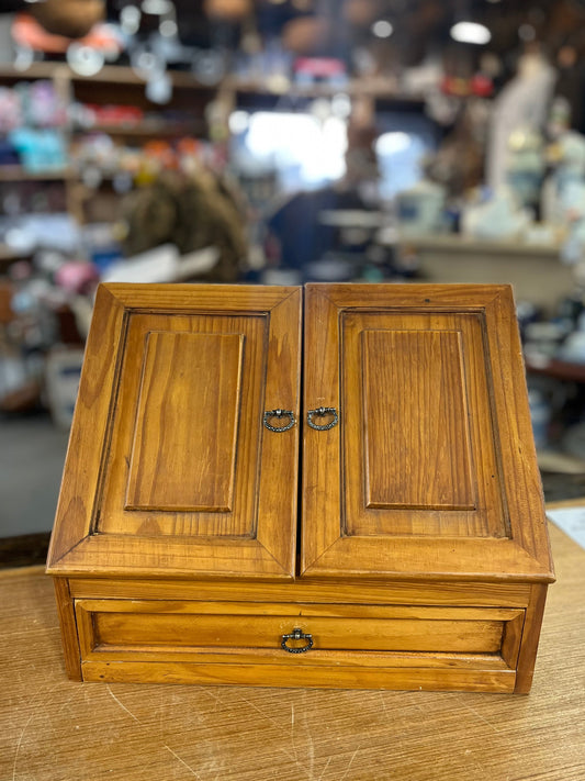 Vintage Wooden Letter Box/Organizer