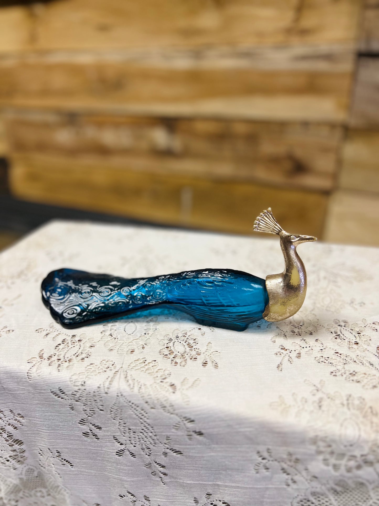 Vintage Avon Peacock Bottle