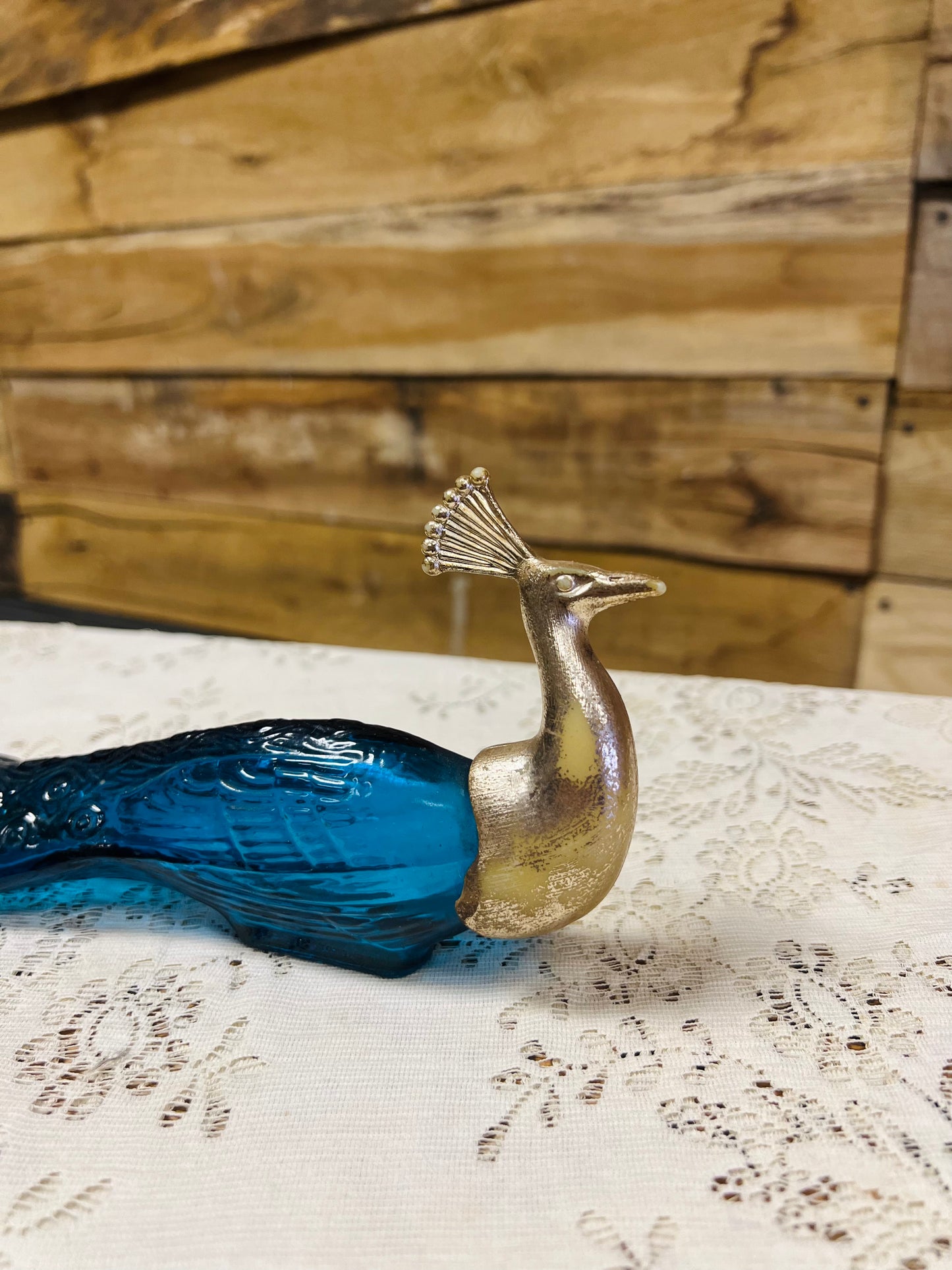 Vintage Avon Peacock Bottle