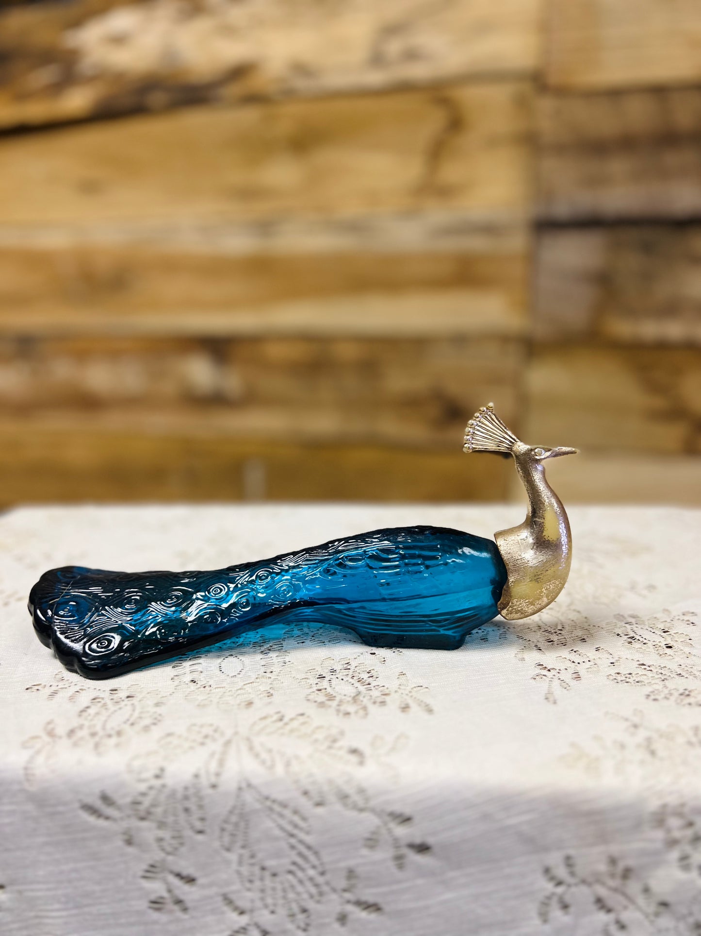 Vintage Avon Peacock Bottle