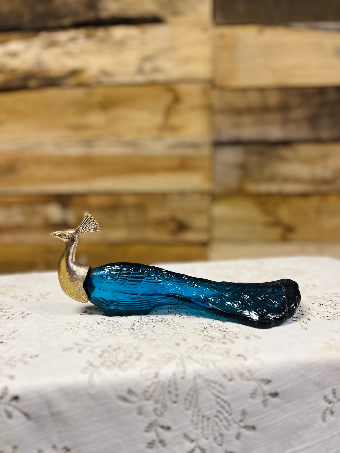 Vintage Avon Peacock Bottle