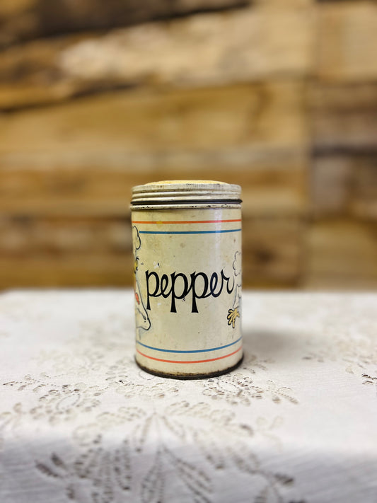Vintage Daher Pepper Tin - Made in England