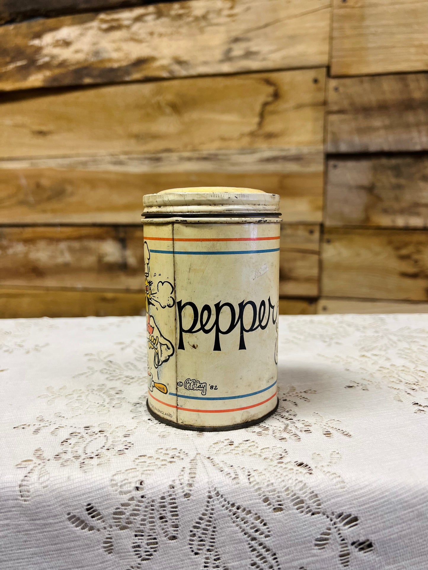 Vintage Daher Pepper Tin - Made in England