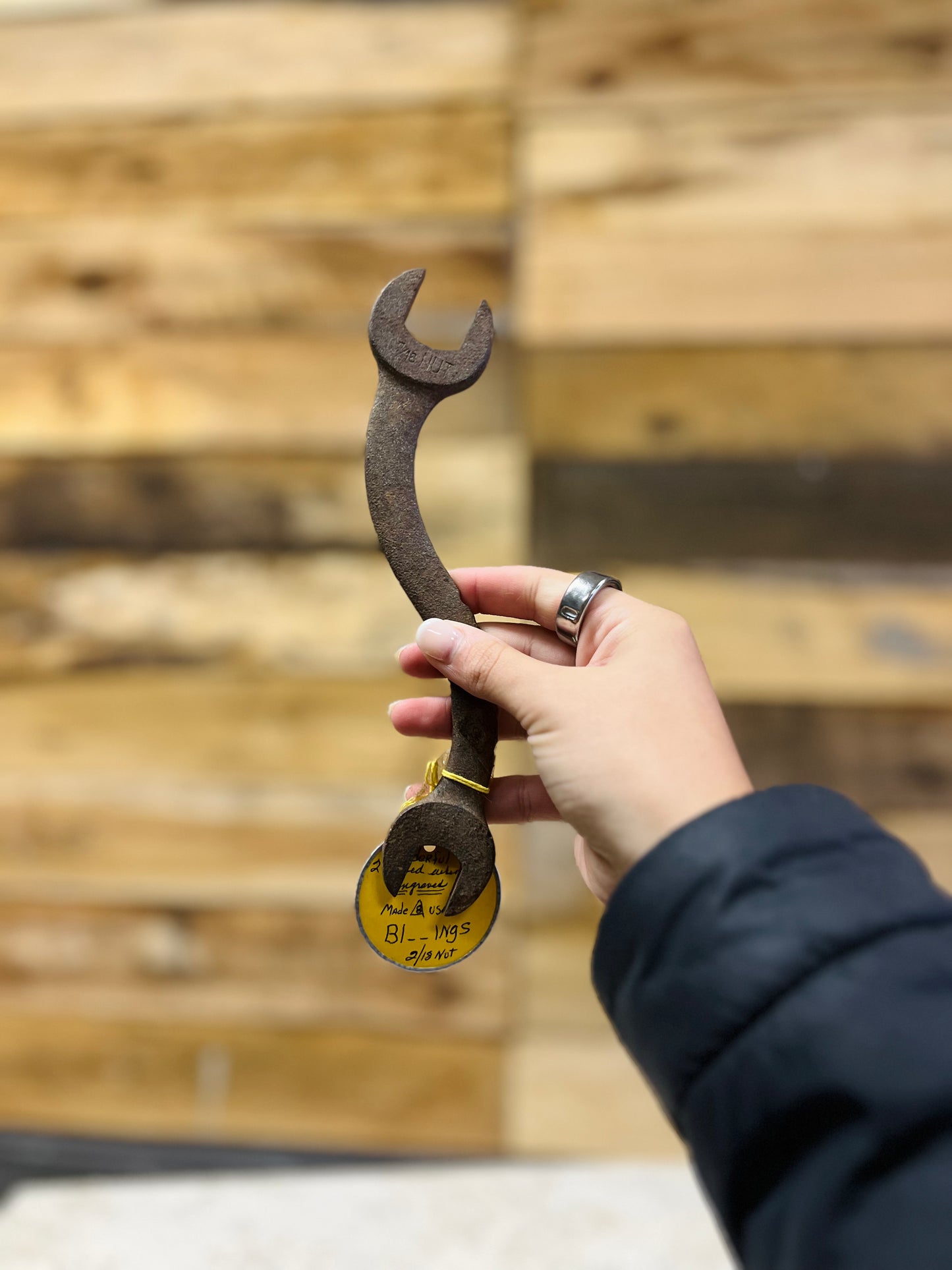 Old Billings S Shape Wrench