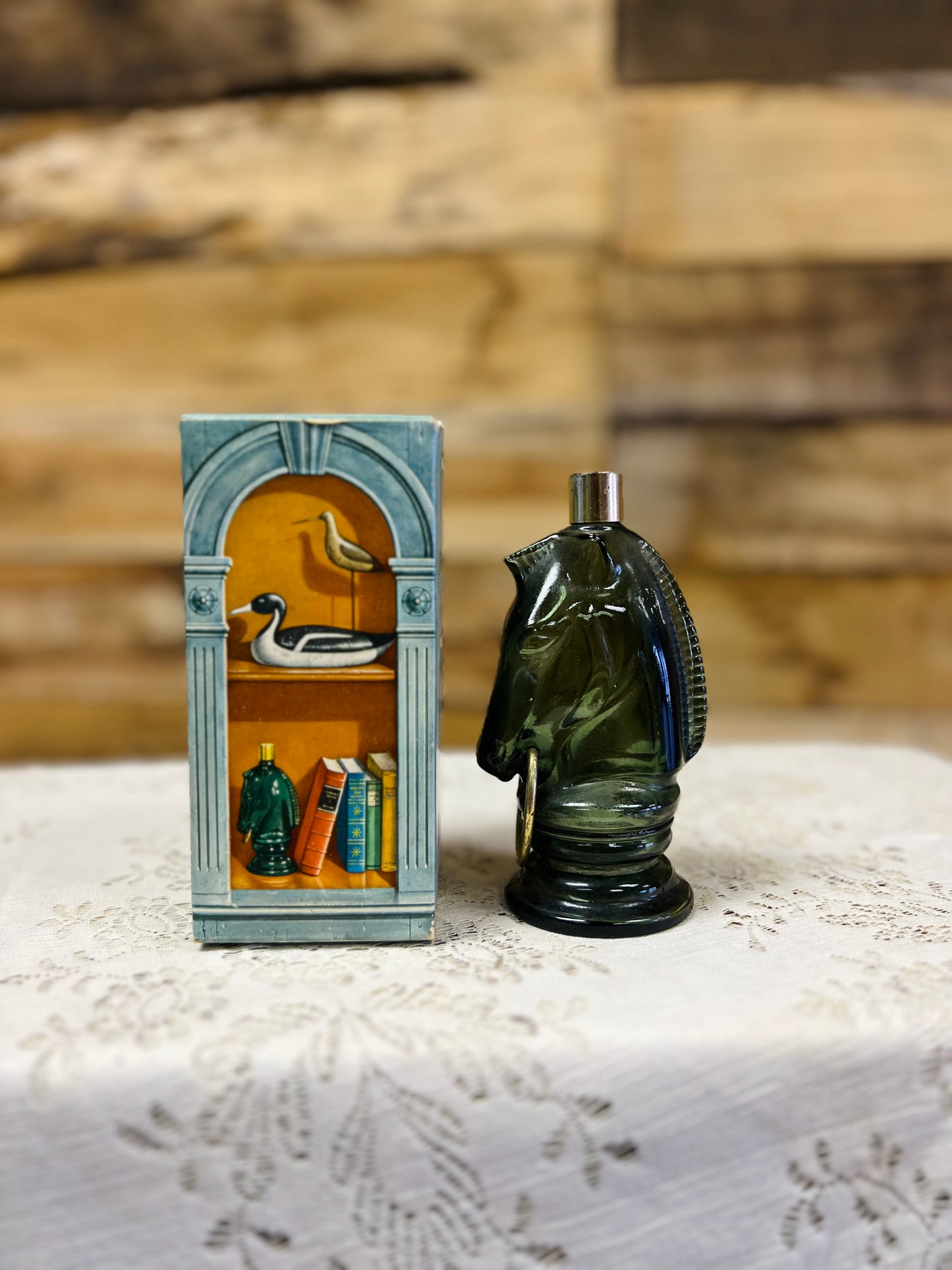 Vintage Avon Pony Decanter with Box
