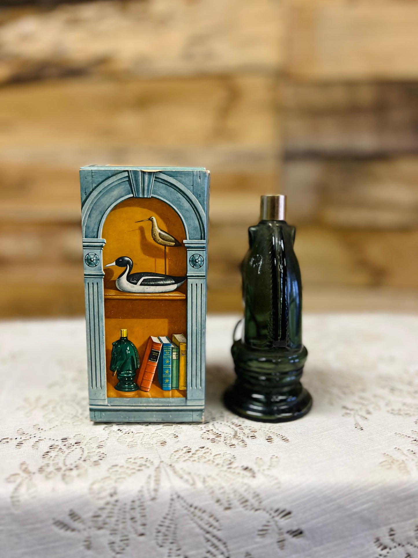 Vintage Avon Pony Decanter with Box