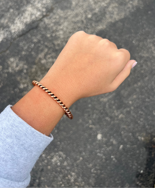 Navajo Copper Twisted Cuff Bracelet