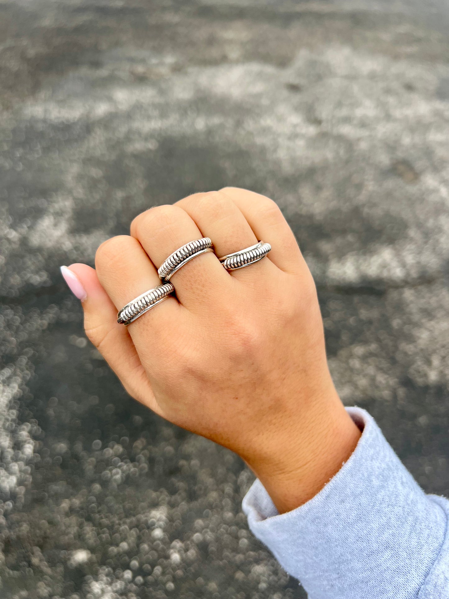 Sterling Silver Coil Ring