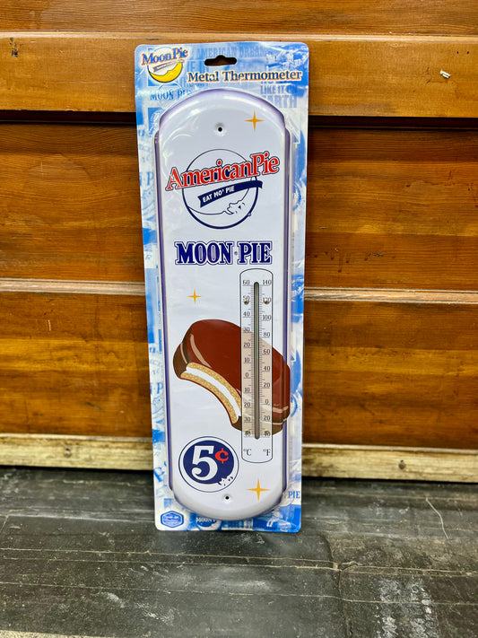 MoonPie 5 Cent White Thermometer