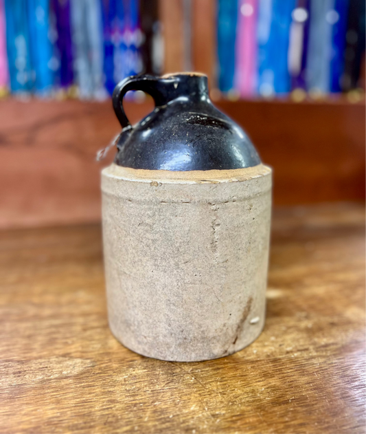 Vintage 2 Toned Stoneware Jug Small