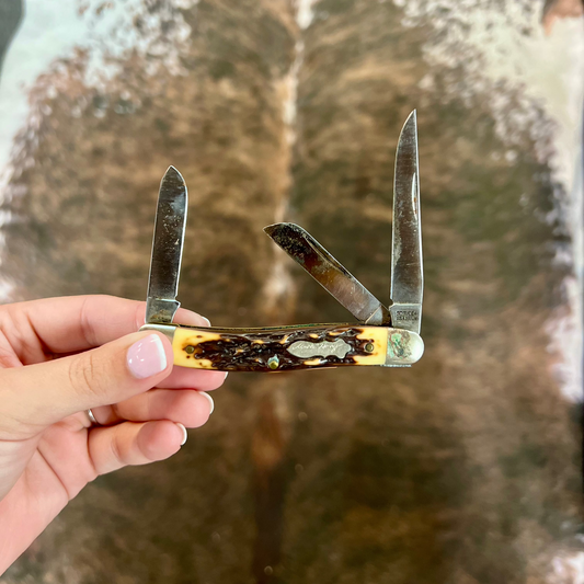 3 Blade Uncle Henry Scharde Made in USA 897 UH Vintage