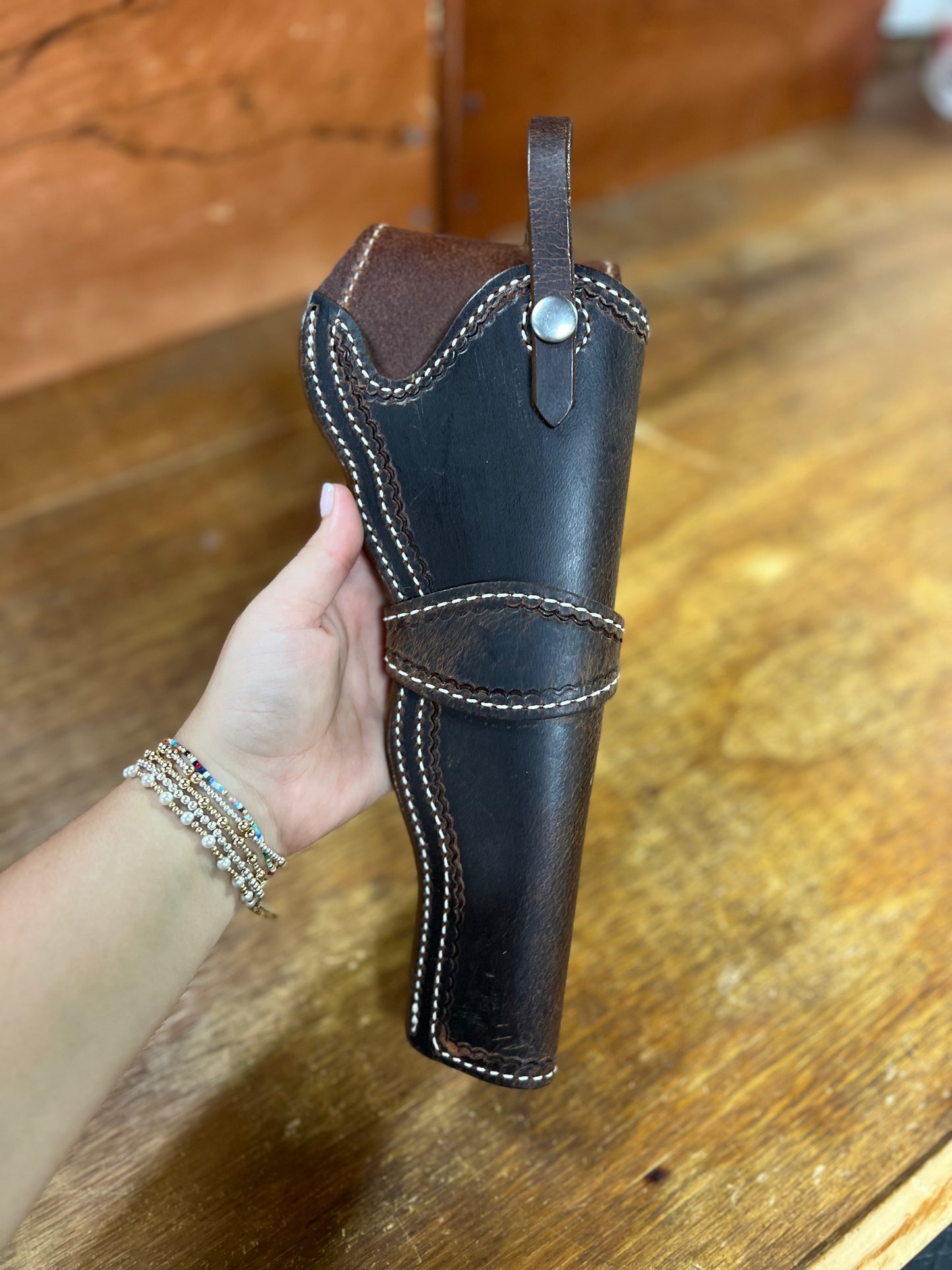 Genuine Leather Holster for Large Revolvers  10 3/4" - Local Amish Made