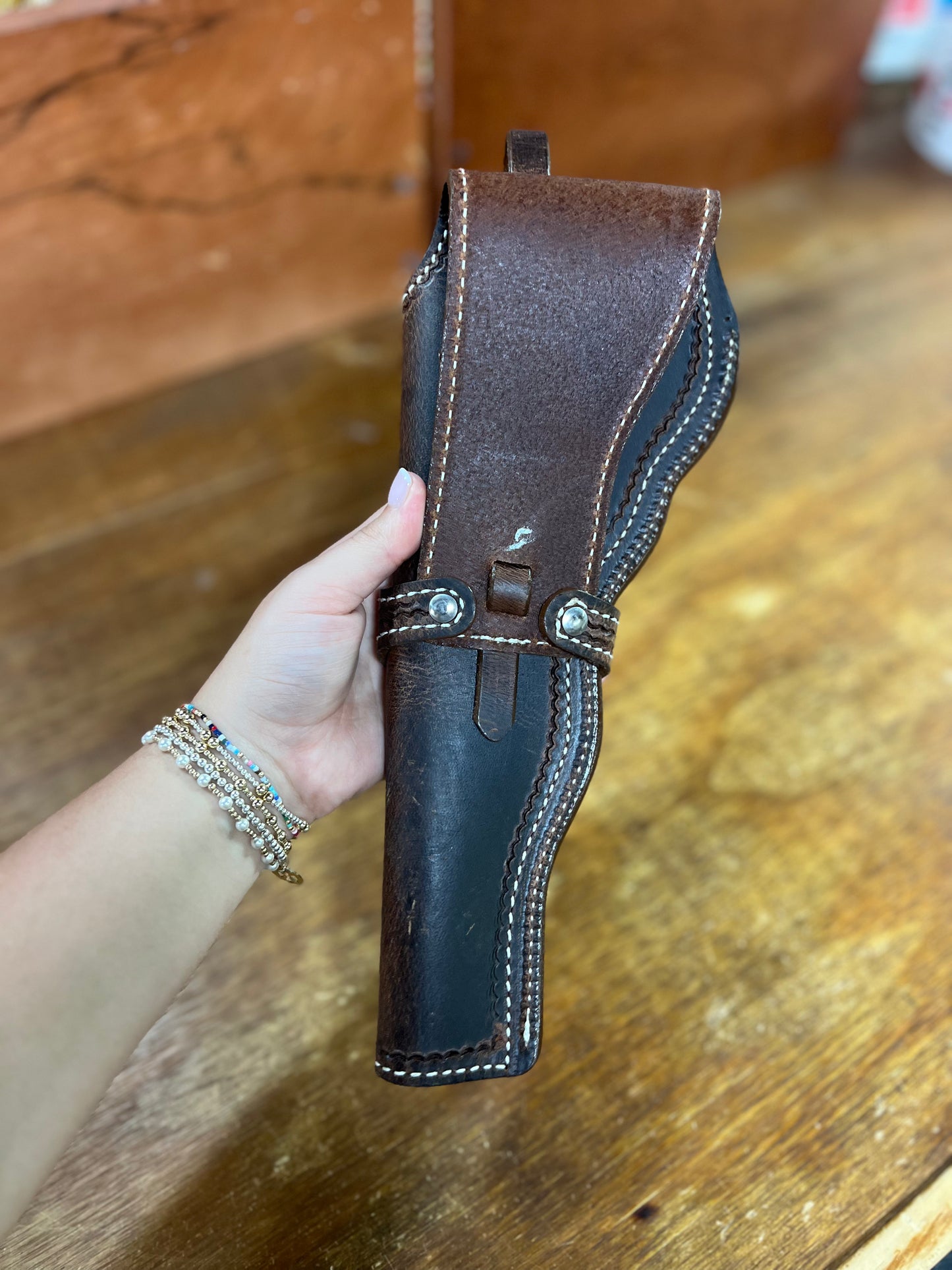 Genuine Leather Holster for Large Revolvers  10 3/4" - Local Amish Made