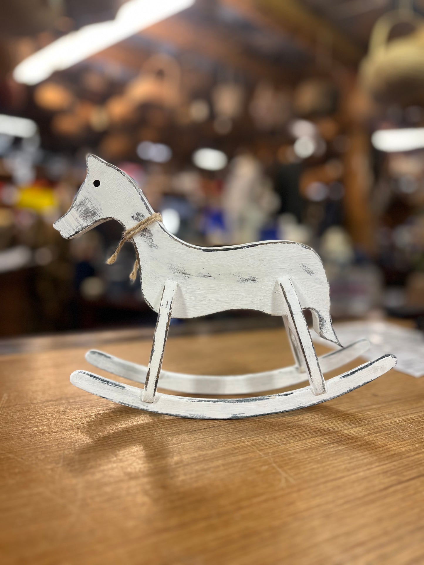 Rustic Rocking Horse Decor
