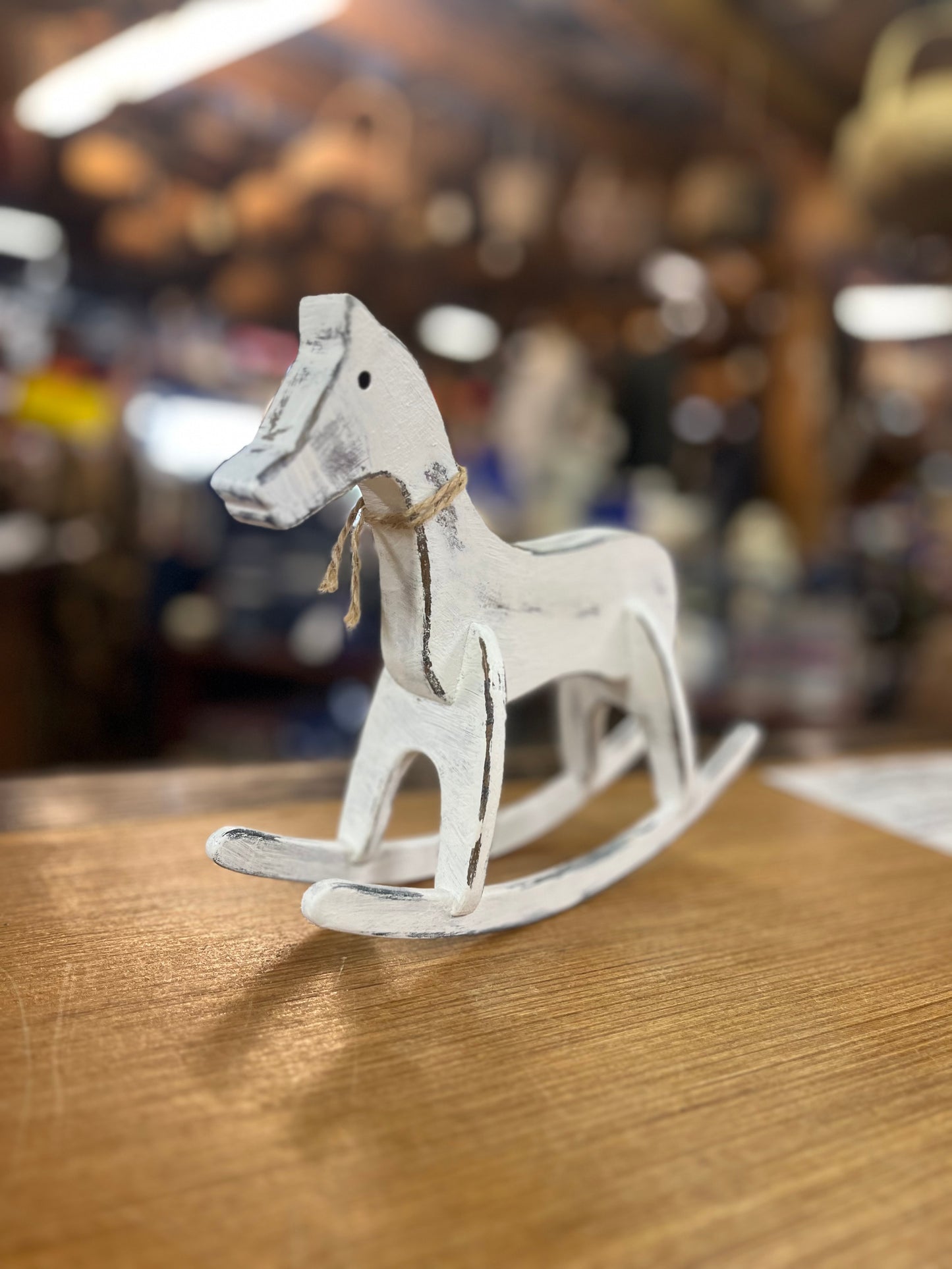 Rustic Rocking Horse Decor