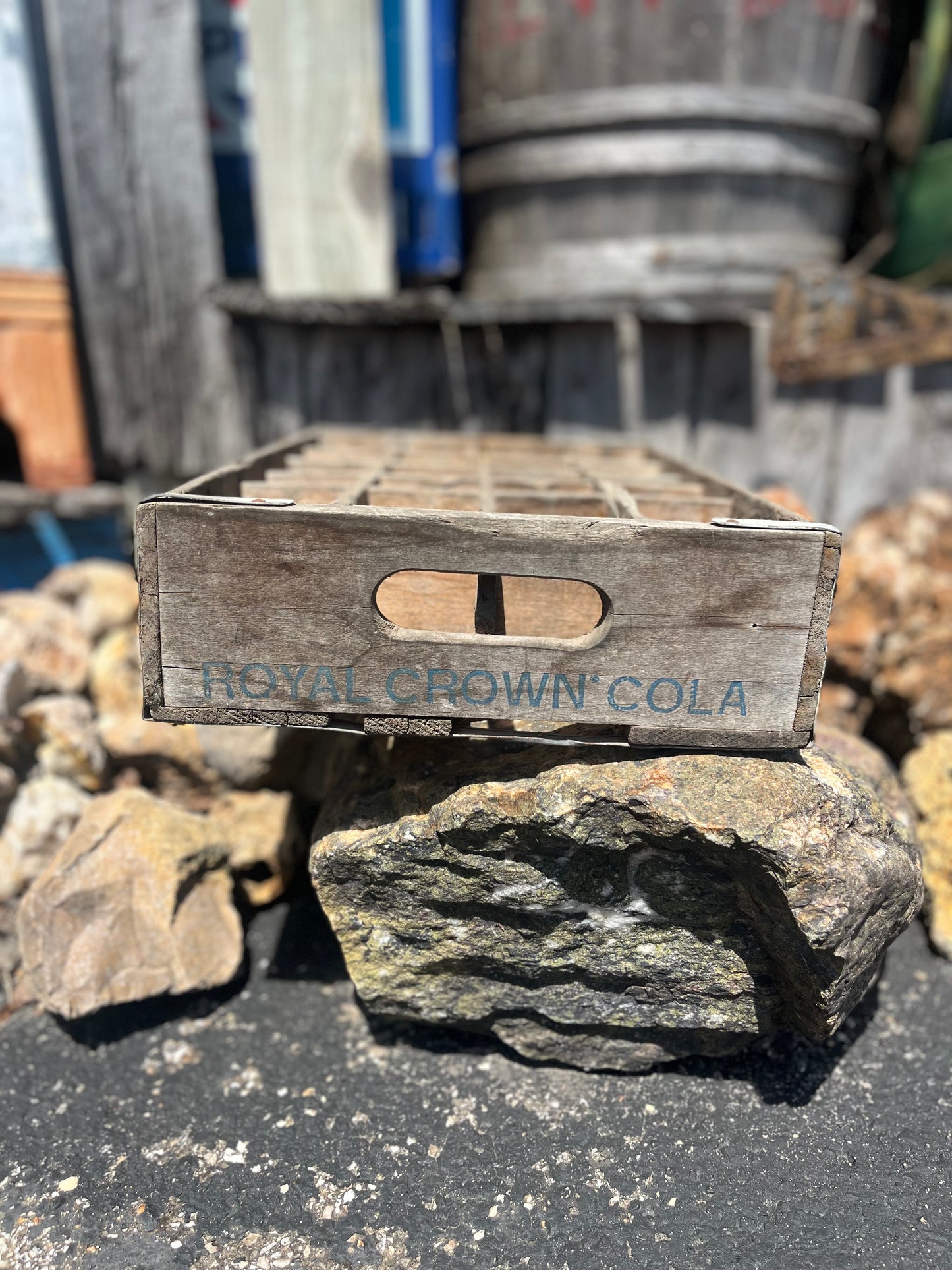 1979 Royal Crown Cola Wooden Crate