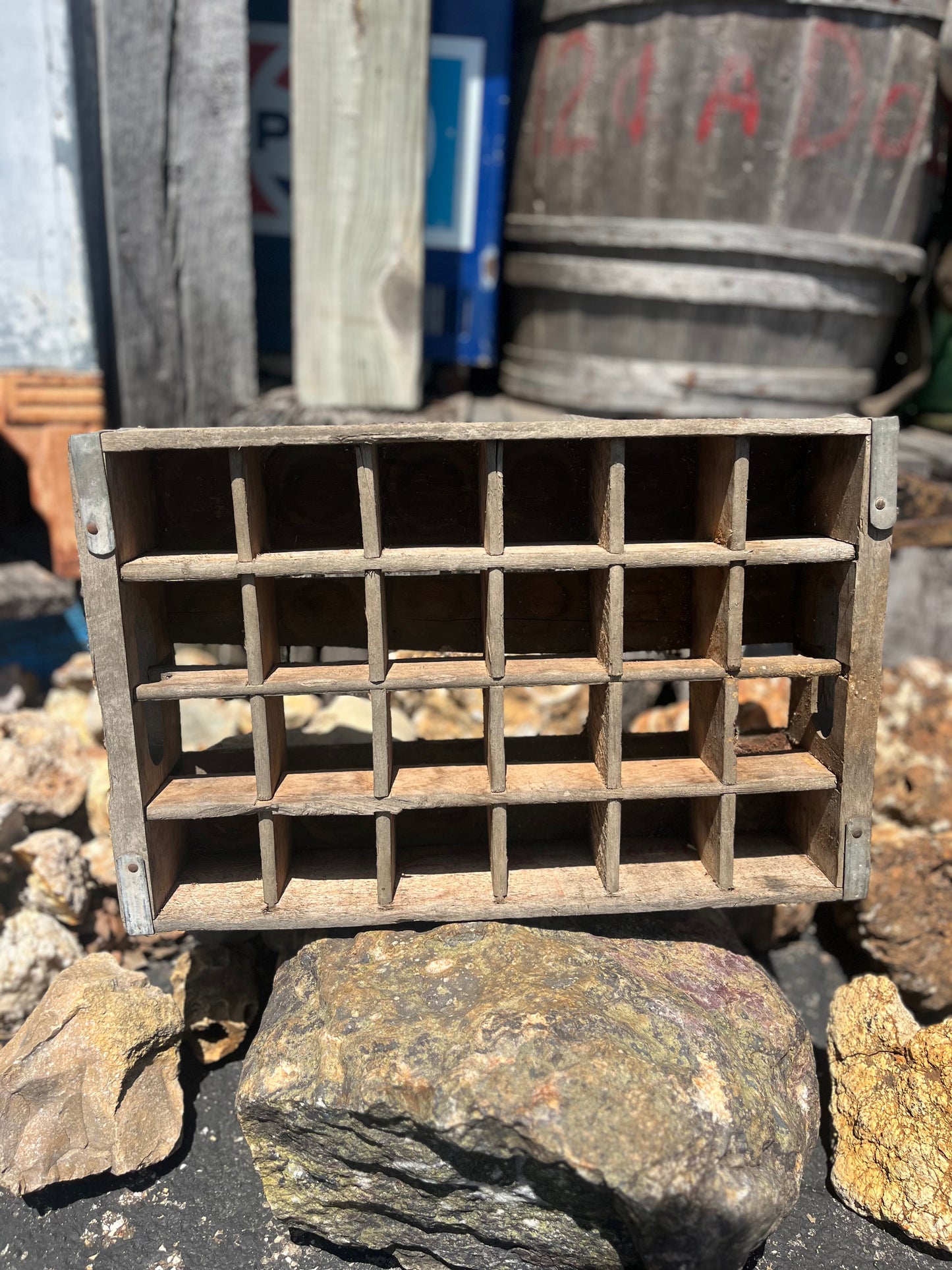 1979 Royal Crown Cola Wooden Crate