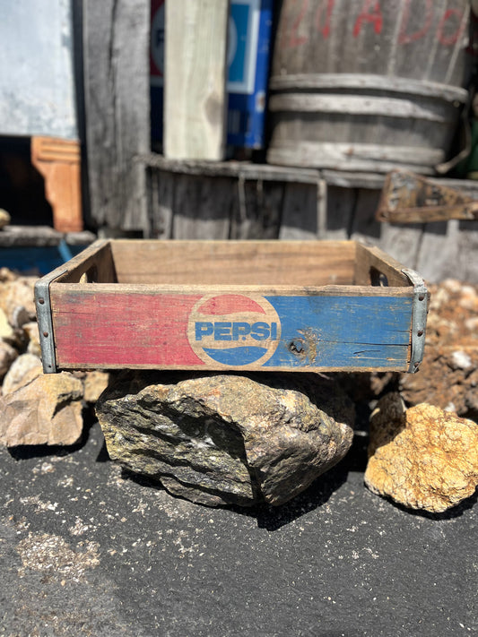 Pepsi-Cola Wooden Crate
