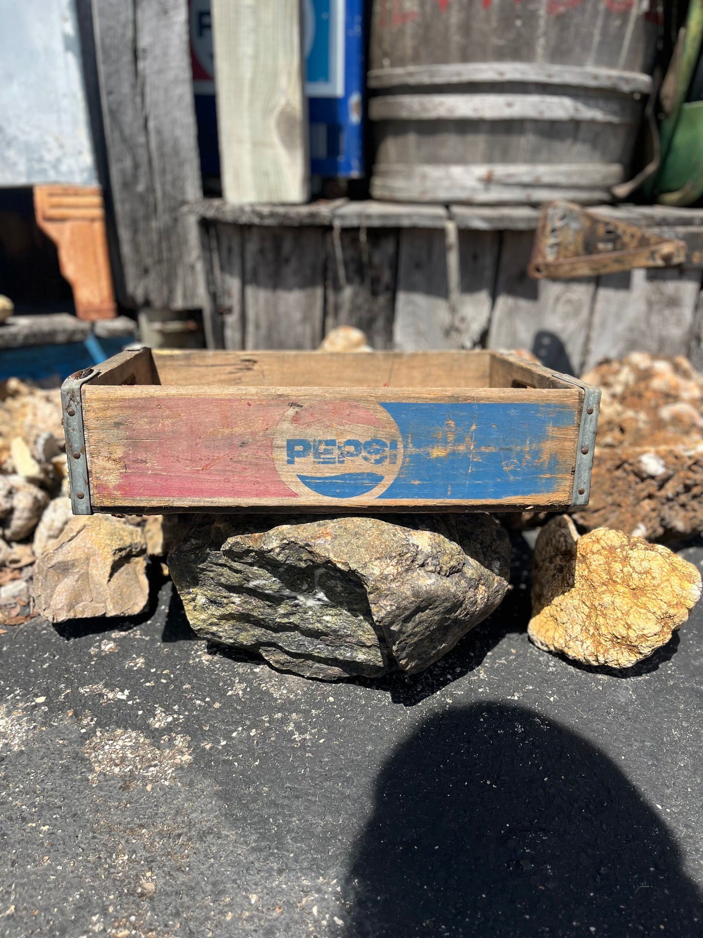 Pepsi-Cola Wooden Crate