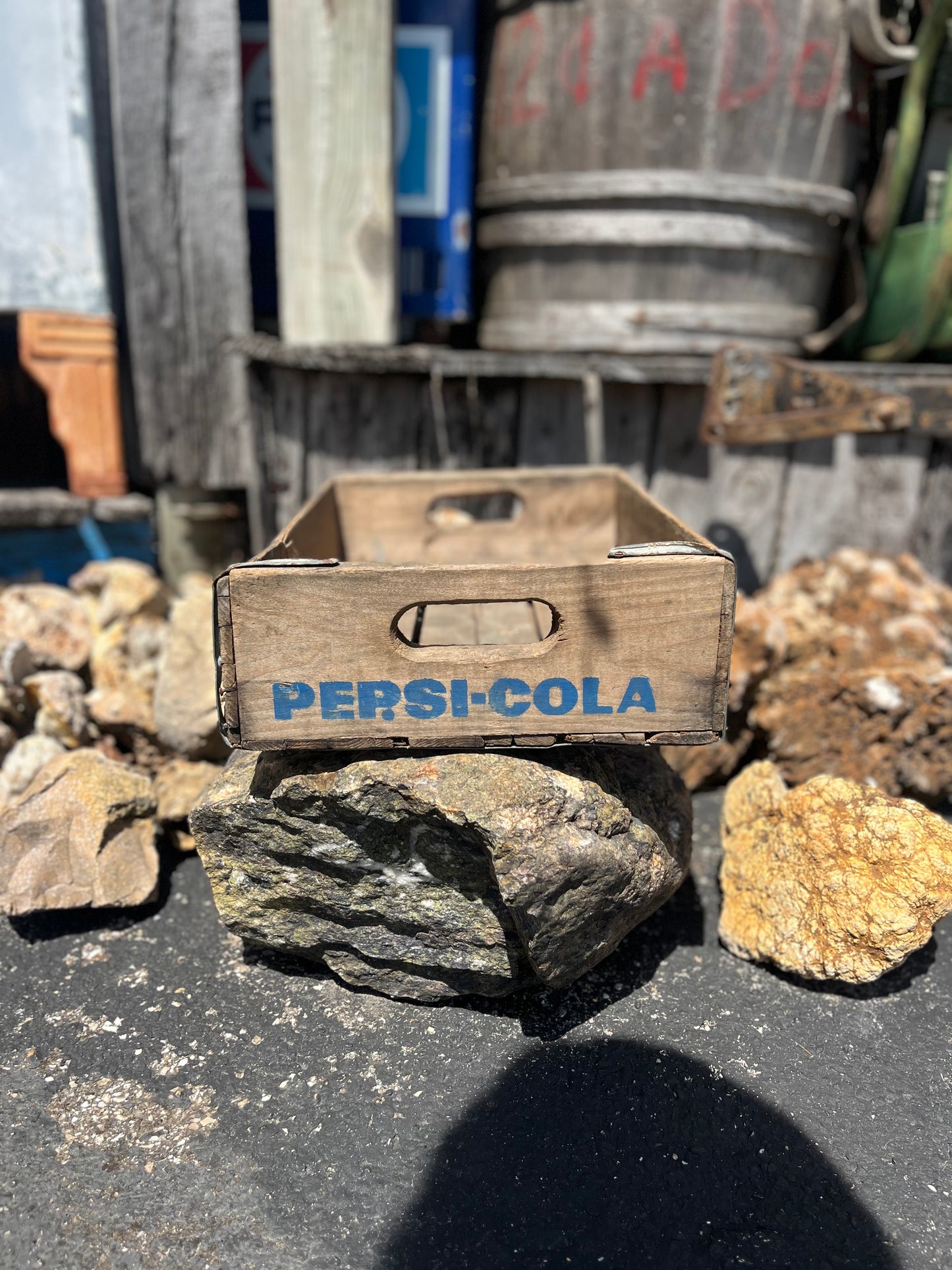 Pepsi-Cola Wooden Crate