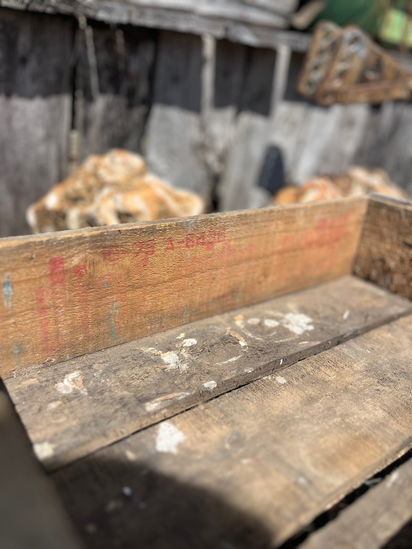 Royal Crown Cola/ Diet Rite Cola Wood Crate #6436