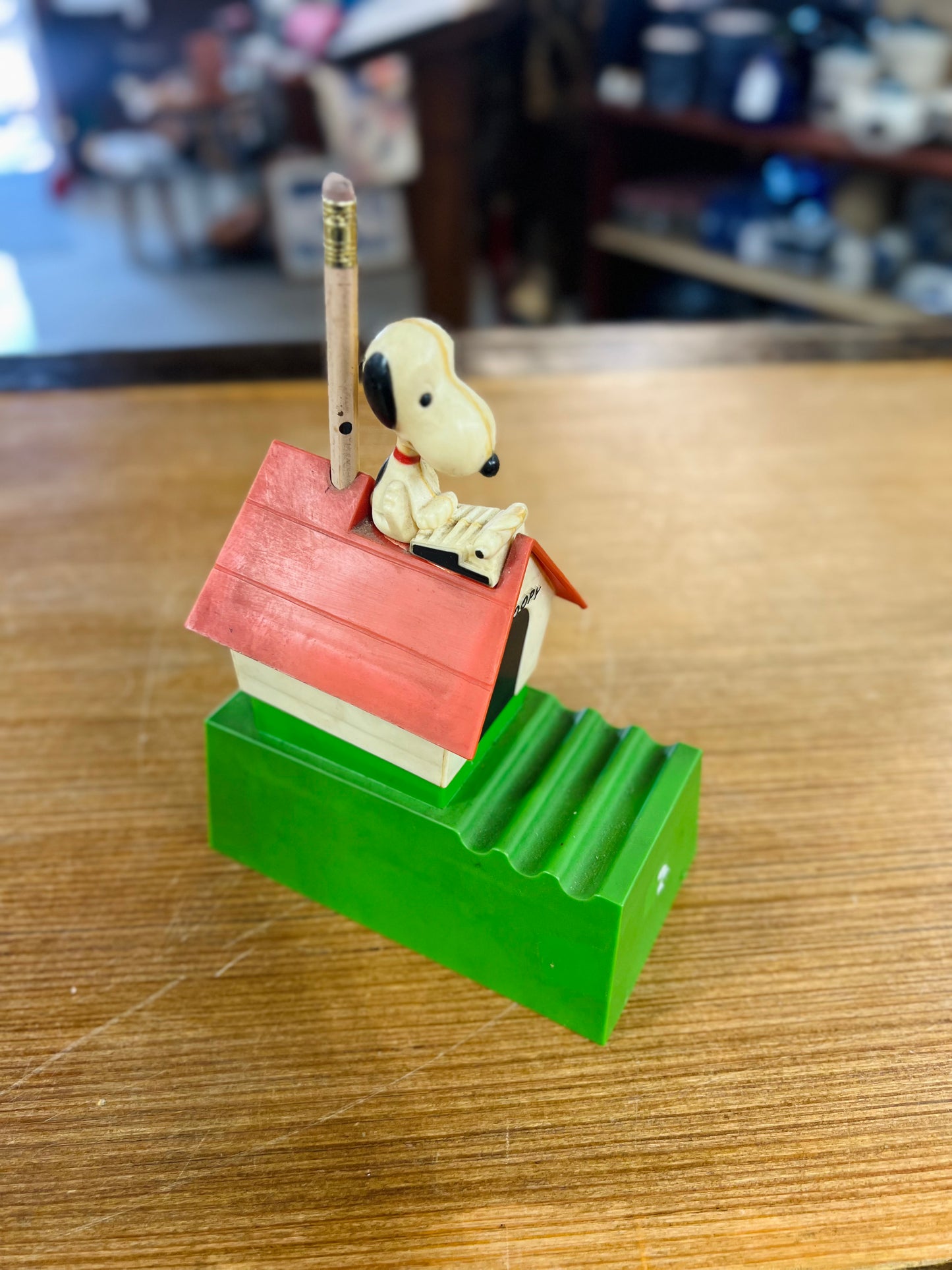 Vintage Snoopy Pencil Sharpener 1960s-1970s